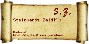 Steinhardt Zalán névjegykártya
